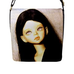 Lost Flap Closure Messenger Bag (l) by snowwhitegirl