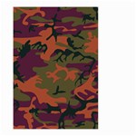 Camouflage Orange Small Garden Flag (Two Sides) Front