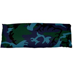 Camouflage Blue Body Pillow Case Dakimakura (two Sides) by snowwhitegirl