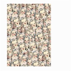 Vintage Singing Heads Large Garden Flag (two Sides) by snowwhitegirl