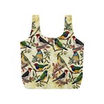 Vintage Birds Full Print Recycle Bag (S) Back