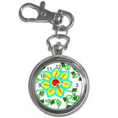 Digital Flower Key Chain Watches by okhismakingart