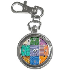 Electric Field Art Collage I Key Chain Watches by okhismakingart