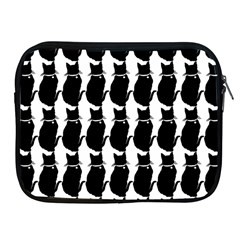 Cat Silouette Pattern Apple Ipad 2/3/4 Zipper Cases by snowwhitegirl