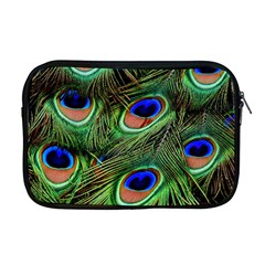 Peacock Feathers Apple Macbook Pro 17  Zipper Case by snowwhitegirl