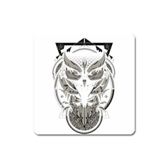 Owl Square Magnet by Sudhe