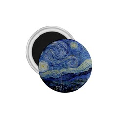 The Starry Night Starry Night Over The Rhne Pain 1 75  Magnets by Sudhe