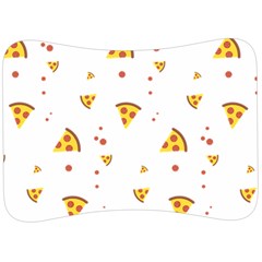 Pizza Pattern Pepperoni Cheese Funny Slices Velour Seat Head Rest Cushion by genx