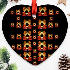 Sweets And  Candy As Decorative Heart Ornament (two Sides) by pepitasart