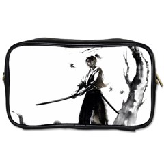 Japan Samurai Drawing   Warrior Toiletries Bag (two Sides) by Sudhe