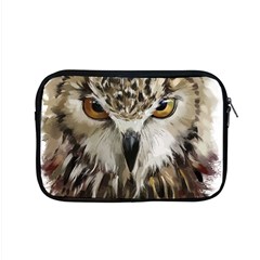 Vector Hand Painted Owl Apple Macbook Pro 15  Zipper Case by Sudhe