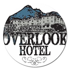 The Overlook Hotel Merch Magnet 5  (round) by milliahood