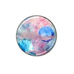 Abstract clouds and moon Hat Clip Ball Marker (4 pack) Front