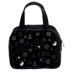 Witchcraft Symbols  Classic Handbag (two Sides) by Valentinaart