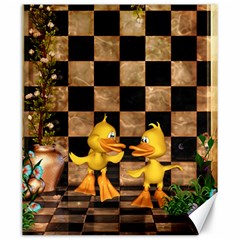 Cute Little Ducks Canvas 20  X 24  by FantasyWorld7