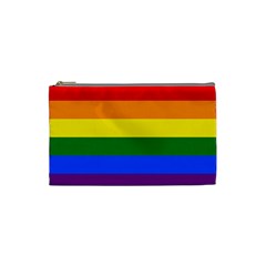 Lgbt Rainbow Pride Flag Cosmetic Bag (small) by lgbtnation