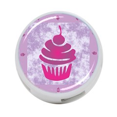 Cupcake Food Purple Dessert Baked 4-port Usb Hub (one Side) by HermanTelo