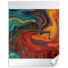 Abstract Art Pattern Canvas 12  X 16  by HermanTelo