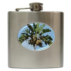 Palm Tree Hip Flask (6 Oz) by snowwhitegirl