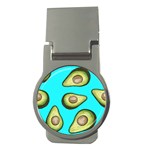 Fruite Avocado Money Clips (Round)  Front