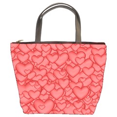 Hearts Love Valentine Bucket Bag by HermanTelo