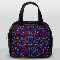 Kaleidoscope Triangle Curved Classic Handbag (one Side) by HermanTelo