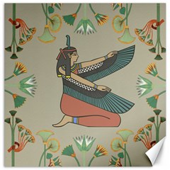 Egyptian Woman Wings Design Canvas 16  X 16  by Sapixe