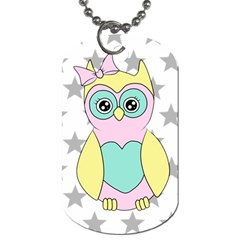 Sowa Child Owls Animals Dog Tag (one Side) by Sapixe