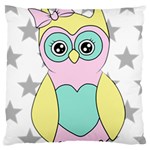 Sowa Child Owls Animals Standard Flano Cushion Case (Two Sides) Front