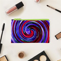 Swirl Vortex Motion Cosmetic Bag (xs) by HermanTelo