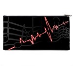 Music Wallpaper Heartbeat Melody Pencil Cases Back