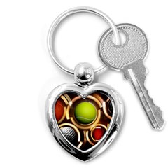 Sport Ball Tennis Golf Football Key Chain (heart) by Bajindul