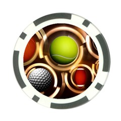 Sport Ball Tennis Golf Football Poker Chip Card Guard by Bajindul