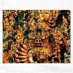 Sculpture Art Temple Tower Rectangular Jigsaw Puzzl by Pakrebo