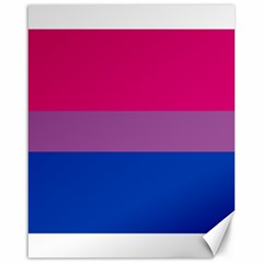 Bisexual Pride Flag Bi Lgbtq Flag Canvas 16  X 20  by lgbtnation