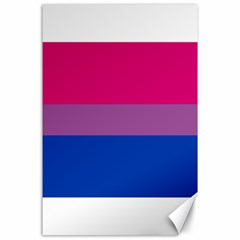 Bisexual Pride Flag Bi Lgbtq Flag Canvas 24  X 36  by lgbtnation