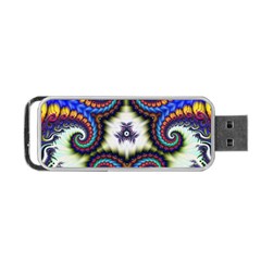 Abstract Texture Fractal Figure Portable Usb Flash (one Side) by Pakrebo