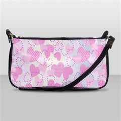 Valentine Background Hearts Bokeh Shoulder Clutch Bag by Nexatart