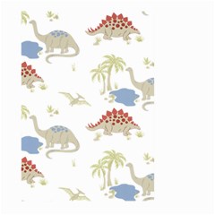 Dinosaur Animal Art Pattern Large Garden Flag (two Sides) by BangZart