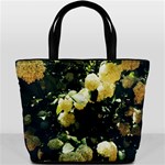 Yellow Snowballs II Bucket Bag Back