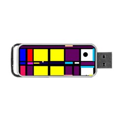 Design Pattern Colors Colorful Portable Usb Flash (one Side) by Pakrebo