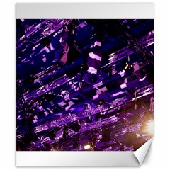 Light Violet Purple Technology Canvas 8  X 10  by Pakrebo