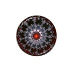 Fractal Rendering Spiral Helix Hat Clip Ball Marker Front