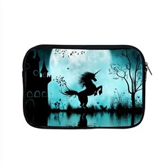 Wonderful Unicorn Silhouette In The Night Apple Macbook Pro 15  Zipper Case by FantasyWorld7