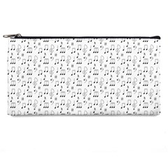 Music Notes Background Pencil Cases by Bajindul