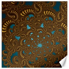 Fractal Abstract Canvas 12  X 12  by Bajindul