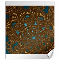 Fractal Abstract Canvas 20  X 24  by Bajindul