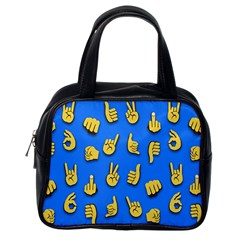 Emojis Hands Fingers Classic Handbag (one Side) by Bajindul