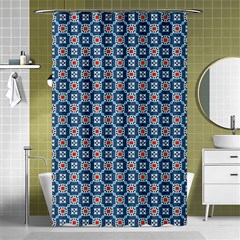 Geometric Tile Shower Curtain 48  X 72  (small)  by Mariart