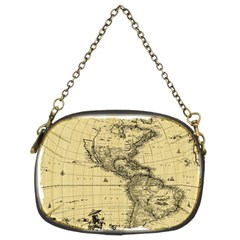 Map Vintage Old Ancient Antique Chain Purse (two Sides) by Sudhe